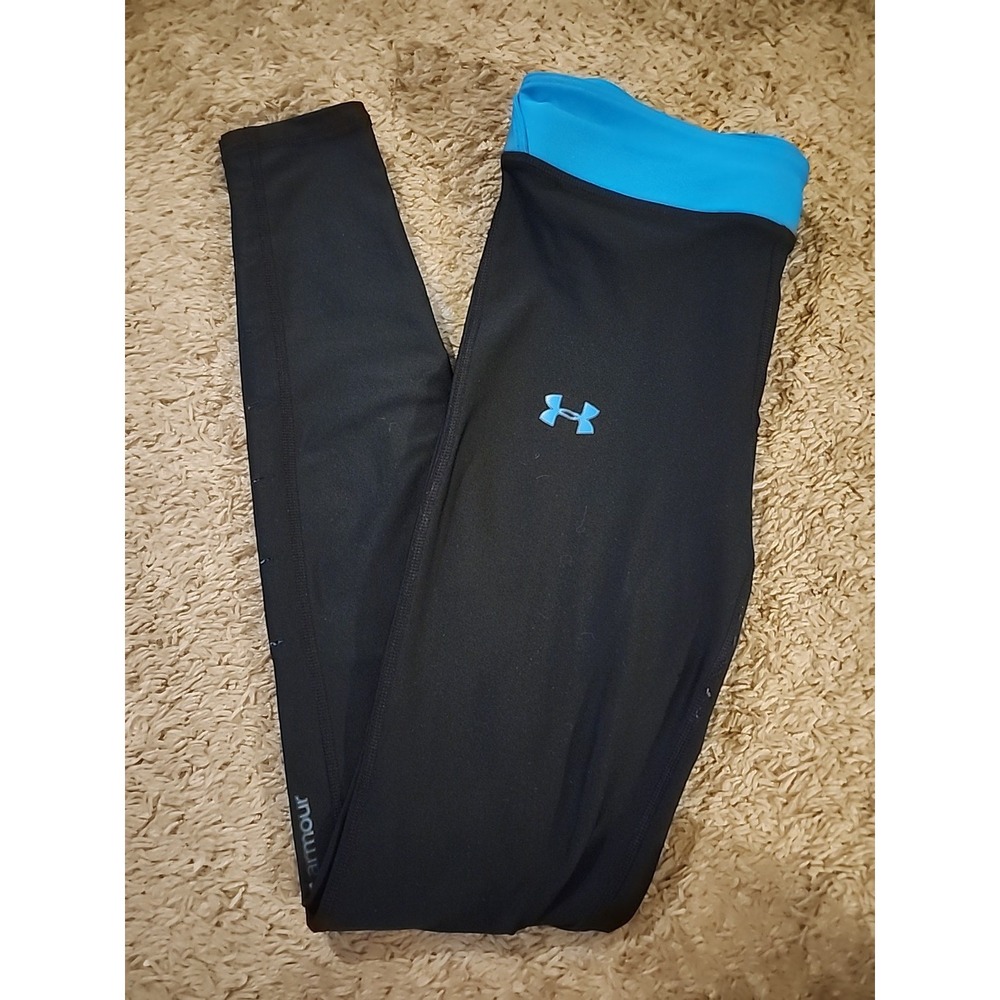 Under Armour ColdGear Compression Leggings Women's Medium Black Gym